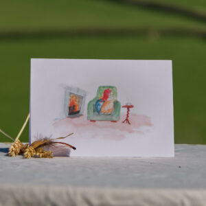 'Chicken Reading Letter'